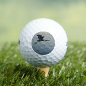 Grote Blauwe Heron in Napels, FL Golfballen (Insitu Shirt)