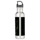 Grote Blauwe Heron in vlucht Waterfles (Achterkant)