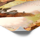 GROTE BLAUWE HERON TRANQUILITEIT POSTER (Hoek)