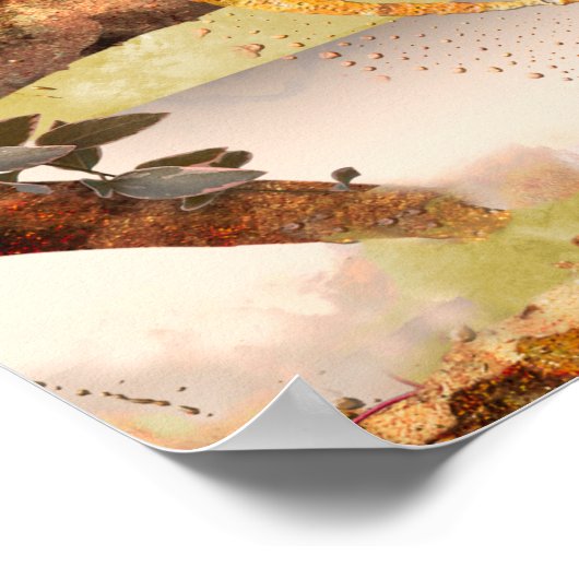 GROTE BLAUWE HERON TRANQUILITEIT POSTER (Hoek)