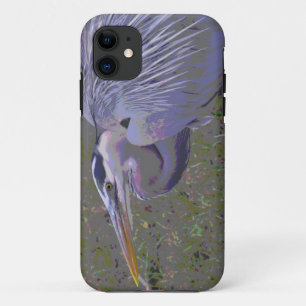 Grote Blauwe Heron-uitdaging iPhone 11 Hoesje
