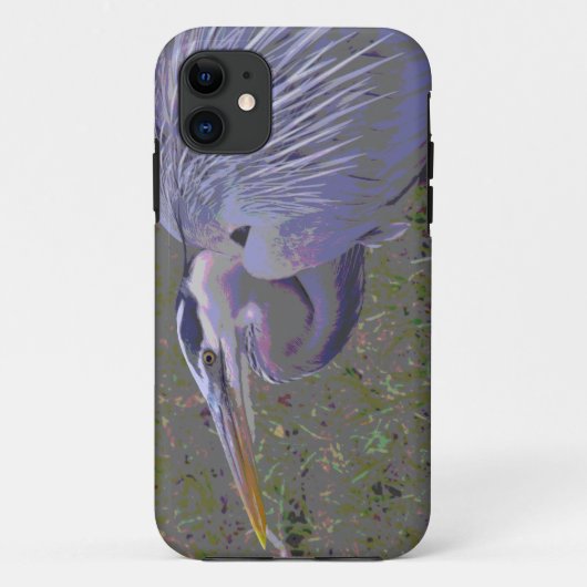 Grote Blauwe Heron-uitdaging Case-Mate iPhone Case (Achterkant)