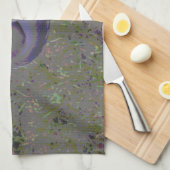 Grote Blauwe Heron-uitdaging Theedoek (Quarter Fold)