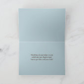 Grote Blauwe Heron Vleugels Verspreid op Water Kaart (Binnen)