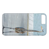 grote blauwe hert Case-Mate iPhone case (Achterkant (Horizontaal))