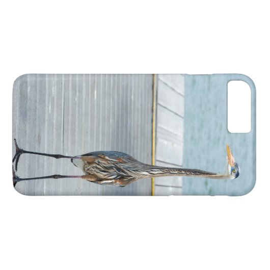 grote blauwe hert Case-Mate iPhone case (Achterkant (Horizontaal))