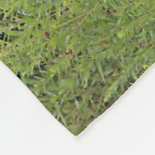 Grote blauwe hert fleece deken (Hoek)