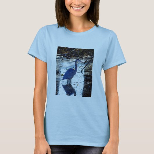 grote blauwe hert t-shirt (Voorkant)