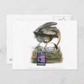 Grote blauwe kaart Audubon (Voorkant / Achterkant)