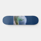 Grote blauwe oceaan golven persoonlijk skateboard (Horizontaal)