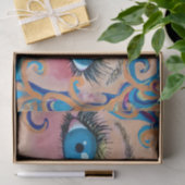 grote blauwe ogen tissuepapier (Geschenk)