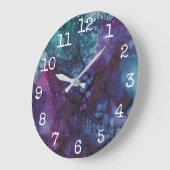 Grote  "Blauwe Purples" Klok (Hoek)