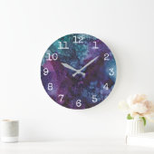 Grote  "Blauwe Purples" Klok (Huis)