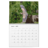 Grote blauwe reiger 2026 kalender (Mar 2027)