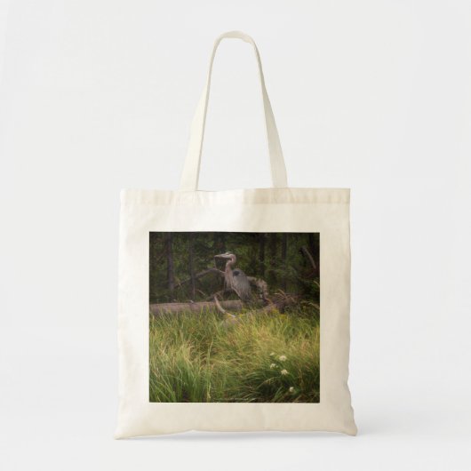Grote Blauwe Reiger 8917 Tote Bag (Voorkant)