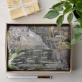 Grote Blauwe Reiger Canvasprint Tissuepapier (Geschenk)