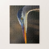 Grote Blauwe Reiger, close-up portret Legpuzzel (Verticaal)