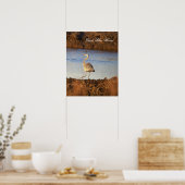 Grote Blauwe Reiger Foto Poster (Keuken)