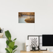 Grote Blauwe Reiger Foto Poster (Thuiskantoor)