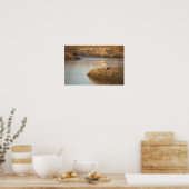 Grote Blauwe Reiger Foto Poster (Keuken)