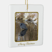 Grote blauwe reiger in Creek Ornament (Rechts)