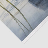 Grote blauwe reiger in het moeras Decoupage Tissuepapier (Detail)