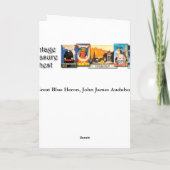 Grote Blauwe Reiger, John James Audubon Kaart (Achterkant)