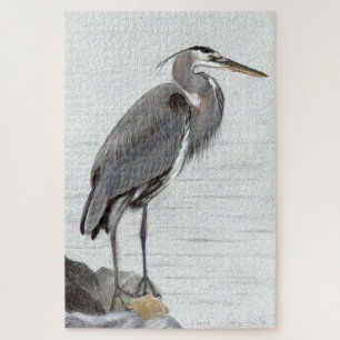 Grote Blauwe Reiger Legpuzzel