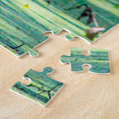 Grote Blauwe Reiger Louisiana. Legpuzzel (Zijkant)