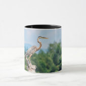 Grote Blauwe Reiger Mok (Midden)