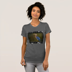 Grote Blauwe Reiger Natuurfilmstrip Modern T-shirt