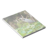 Grote Blauwe Reiger Notitieblok (Schuin)