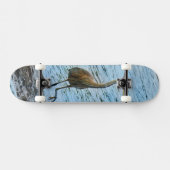 Grote Blauwe Reiger Persoonlijk Skateboard (Horizontaal)