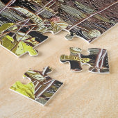 Grote Blauwe Reiger Vissen Legpuzzel (Zijkant)