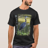 Grote Blauwe Reiger Wildlife Tshirt (Voorkant)