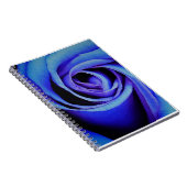 Grote Blauwe Roos Notitieboek (Rechterzijde)