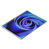 Grote Blauwe Roos Notitieboek (Linkerzijde)