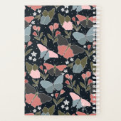 Grote blauwe vlinderplanner planner (Achterkant)