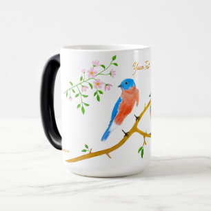 Grote Blauwe Vogel Magische Mok