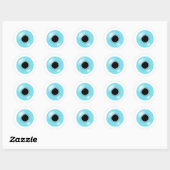 Grote blauwe wondsticker ronde sticker (Vel)