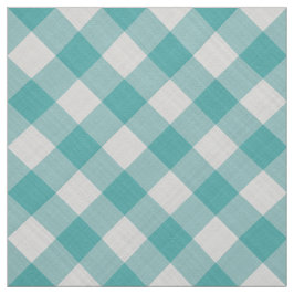 Grote Blauwgroen Gingham Controleert Patroon Geome Stof