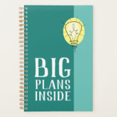 Grote Blauwgroen plannen Inside Planner (Voorkant)