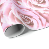 Grote Bleke roze roos Cadeaupapier (Rol Hoek)