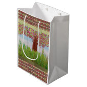 grote bloeiende boom medium cadeauzakje (Voorkant Gekanteld)