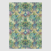 Grote bloem- en vlindernatieve decoupage tissuepapier (Voorkant)