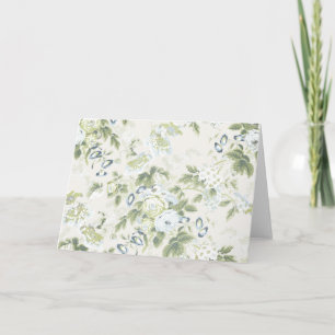 Grote Bloem Salie Chintz, Antieke Roos Kaart