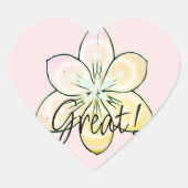 Grote Bloem Stickers (Voorkant)