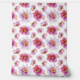 Grote Bloemen Behang