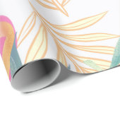 Grote bloemen cadeaupapier (Rol Hoek)