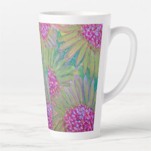 Grote Bloemen Latte Cup Latte Mok